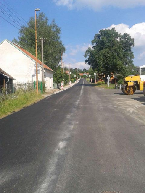Uicie Kutnohorská po asfaltování