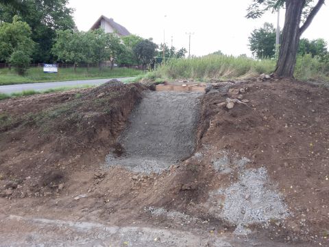 Betonování schůdků