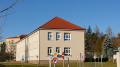 Pohled na dokončené dílo od dopravního hřiště 