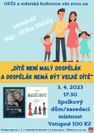 Mgr. Jiří Halda - seminář