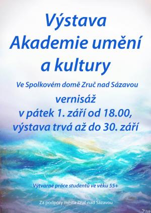 Výstava Akademie umění a kultury