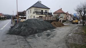 Výstavba vodovodu a kanalizace v Topolové ulici
